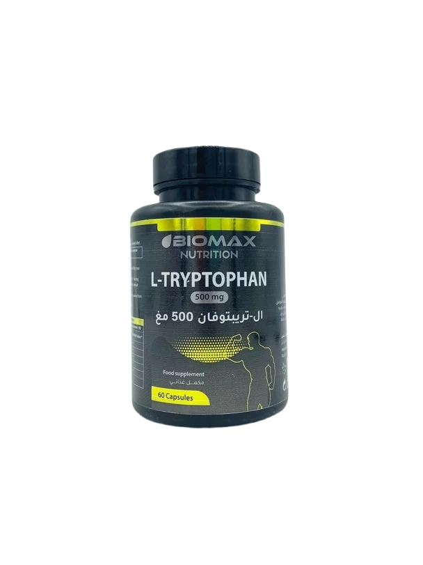 Biomax Nutrition L-Tryptophan 500 mg 60 Capsules