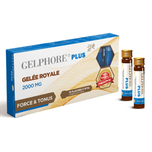 Gelphore Plus Gelée Royale 2000Mg Force Et Tonus جلفور بلس رويال جيلي 2000 مجم قوة وتناسق